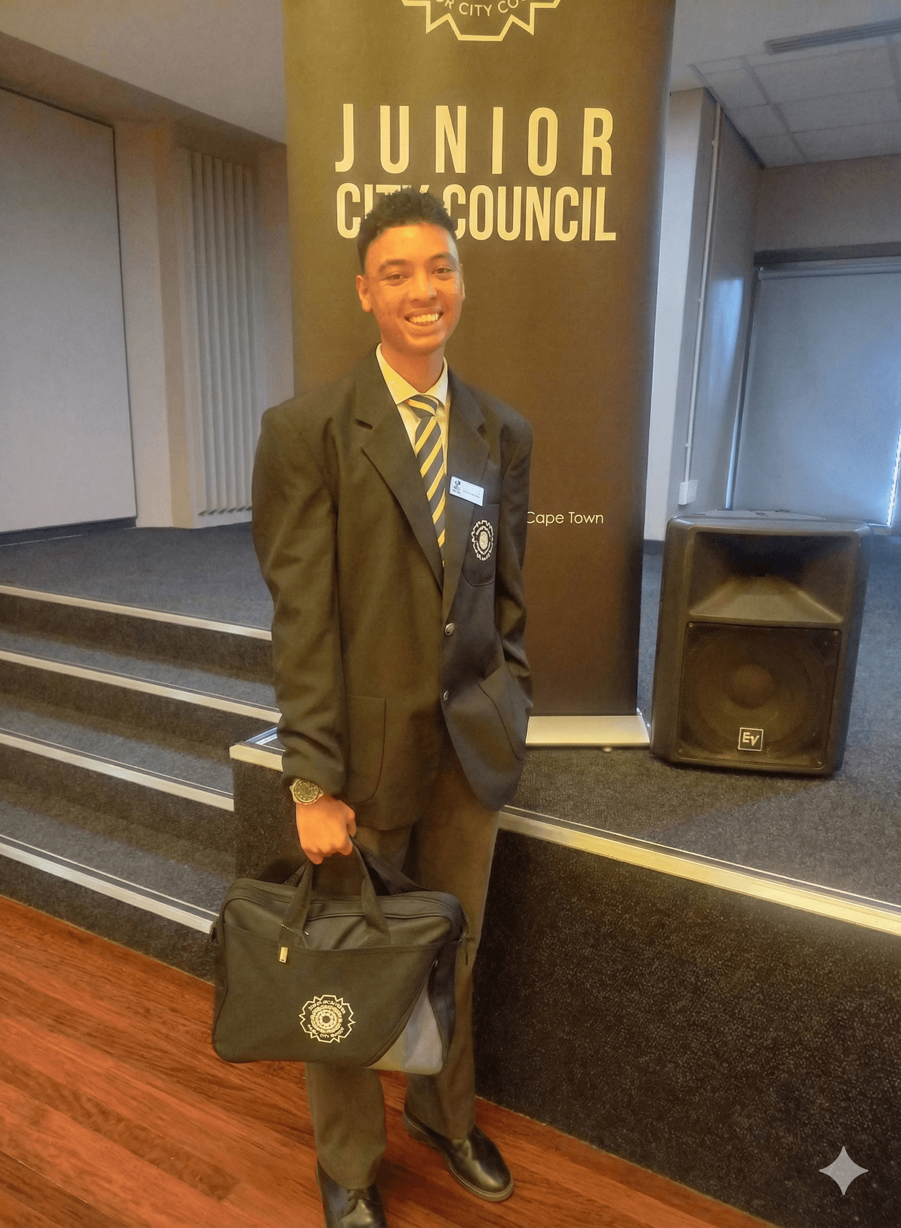 Levi as Junior Council Leader